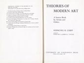 Theories of modern art