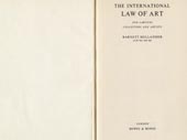 The International law of art