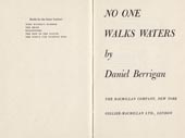 No one walks waters