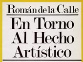 En torno al hecho artístico