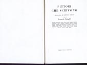 Pittori che scrivono