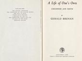 A Life of one's own