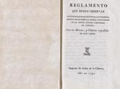 Reglamento que deben observar los dignidades, ca[...]