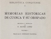 Memorias históricas de Cuenca y su Obispado