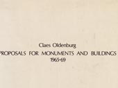 Proposals for monuments and buildings, 1965-69