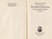 The Auden generation