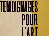 Témoignages pour l'art abstrait 1952
