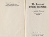 The Poems of John Donne