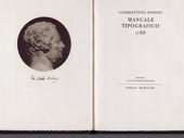 Manuale tipográfico, 1788