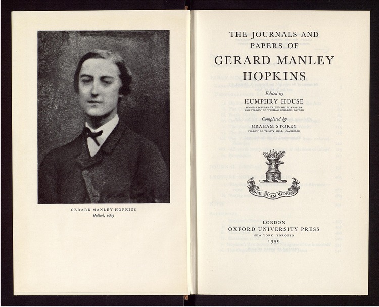 The Journals and papers of Gerard Manley Hopkins - La biblioteca de ...