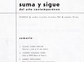 Suma y sigue del arte contemporáneo