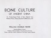 Bone culture of ancient China