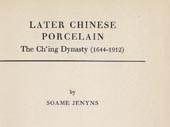 Later Chinese porcelain