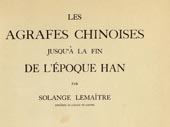 Les Agrafes chinoises jusqu'à la fin de l'époque[...]