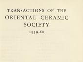 Transactions of the Oriental Ceramic Society