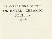 Transactions of the Oriental Ceramic Society